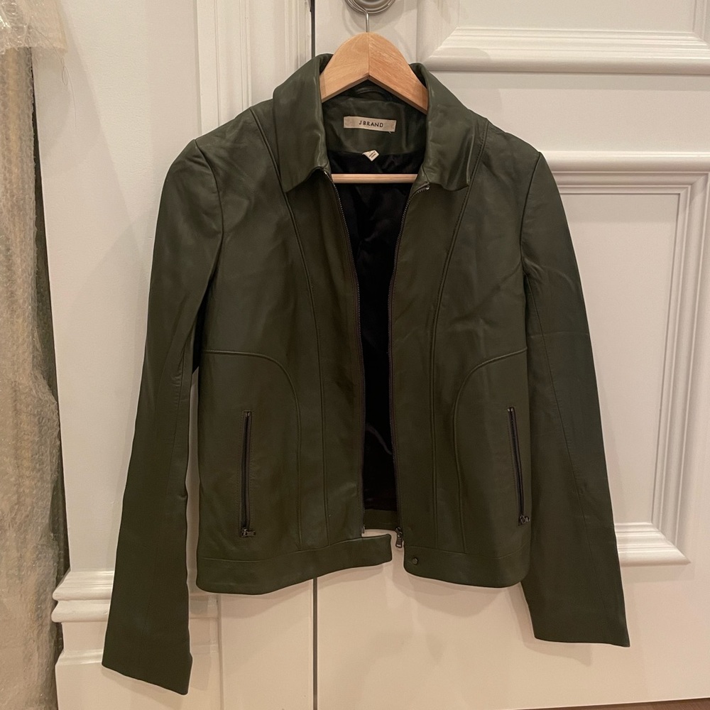Vintage J Brand Leather Jacket